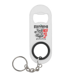 Bahamas Souvenir-Geschenk: Bimini Bahamas schwimme Mini Flaschenöffner