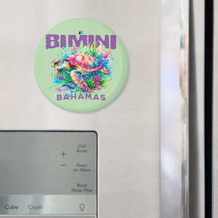 Bahamas Souvenir Geschenk: Bimini Bahamas Sea Turt Magnet