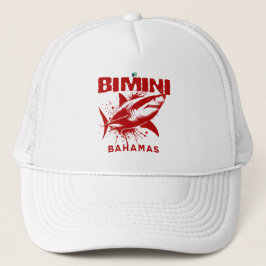Bahamas Souvenir Geschenk: Bimini Bahamas Shark Fi Truckerkappe