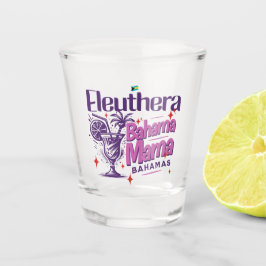 Bahamas Souvenir Geschenk: Eleuthera Bahama Mama Schnapsglas