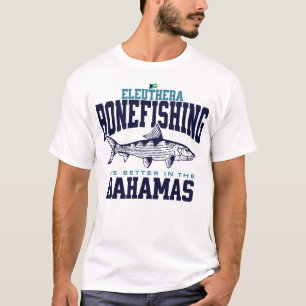 Bahamas Souvenir Geschenk : Eleuthera Bahamas Bone T-Shirt