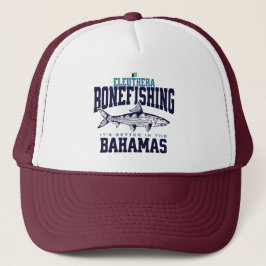 Bahamas Souvenir Geschenk : Eleuthera Bahamas Bone Truckerkappe