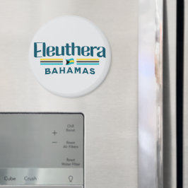 Bahamas Souvenir Geschenk: Eleuthera Bahamas Flagg Magnet