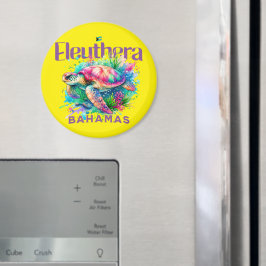 Bahamas Souvenir Geschenk : Eleuthera Bahamas Turt Magnet