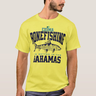Bahamas Souvenir Geschenk: Exuma Bahamas Bonefishi T-Shirt