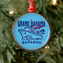 Bahamas Souvenir Geschenk: Grand Bahama Bahamas Cr Ornament Aus Metall
