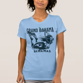 Bahamas Souvenir Geschenk: Grand Bahama Bahamas Di T-Shirt