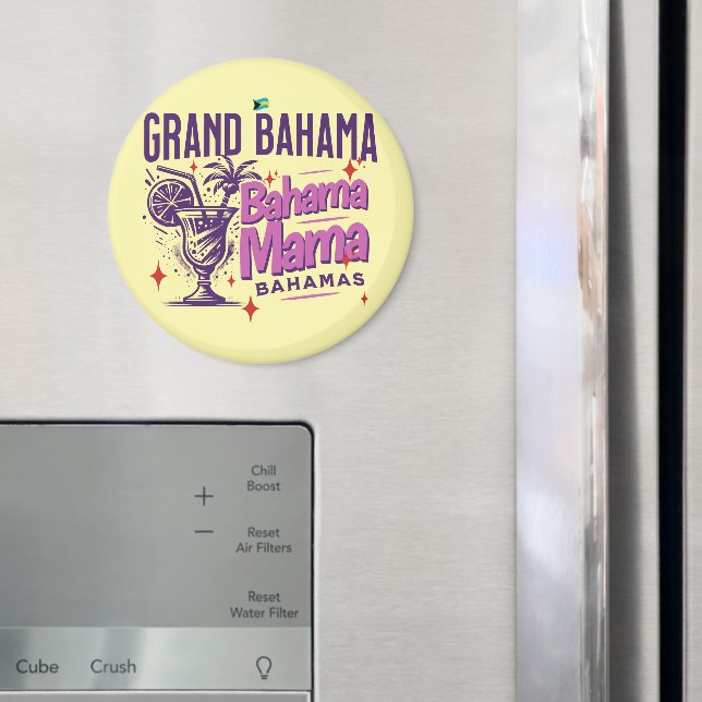 Bahamas Souvenir Geschenk: Grand Bahama Mama Cruis Magnet (In Situ (Kühlschrank))