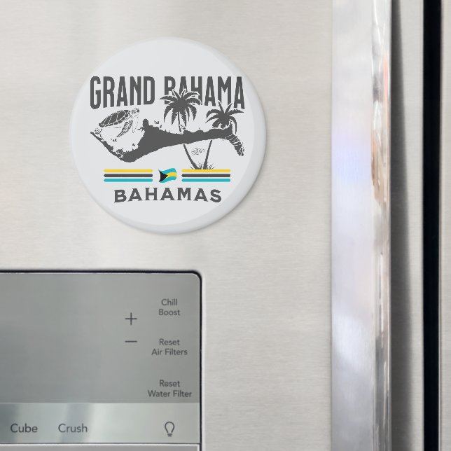 Bahamas Souvenir-Geschenk: Grand Bahama Unabhängig Magnet (In Situ (Kühlschrank))