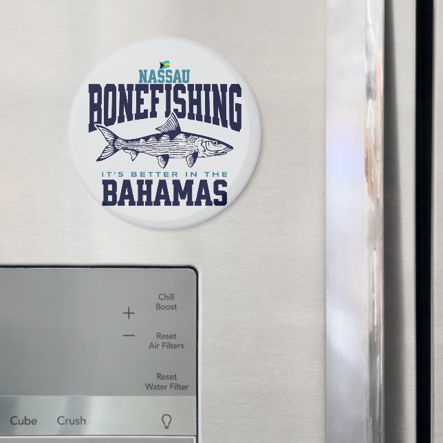 Bahamas Souvenir Geschenk: Nassau Bahamas Bonefish Magnet (In Situ (Kühlschrank))
