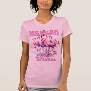 Bahamas Souvenir Geschenk : Nassau Bahamas Flaming T-Shirt