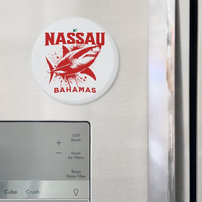 Bahamas Souvenir Geschenk: Nassau Bahamas Hai Fisc Magnet (In Situ (Kühlschrank))