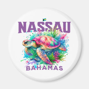Bahamas Souvenir Geschenk: Nassau Bahamas Sea Turt Magnet