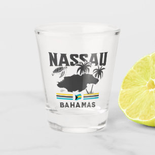 Bahamas Souvenir-Geschenk: Nassau Bahamas Unabhäng Schnapsglas
