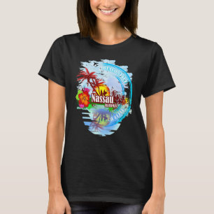 Bahamas Souvenir Nassau Reise Vintage Bahamianisch T-Shirt