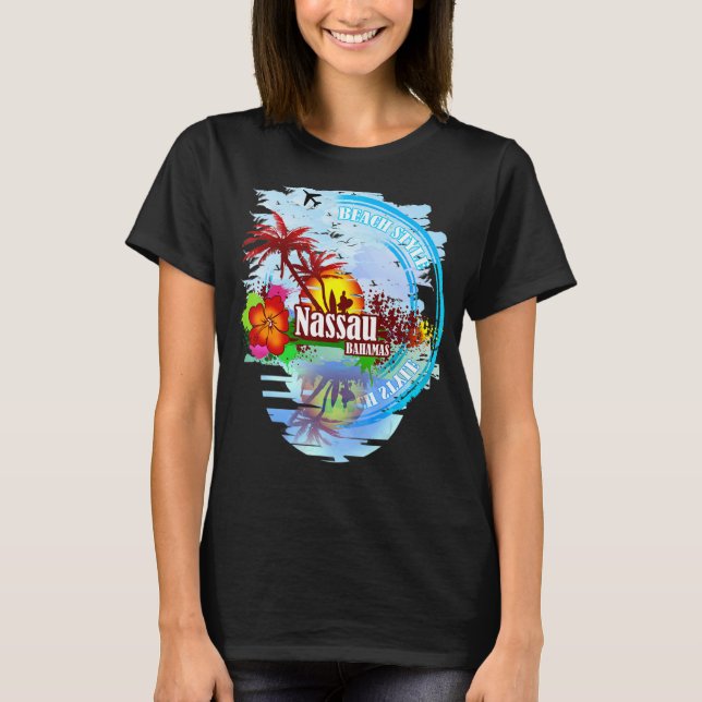 Bahamas Souvenir Nassau Reisen Vintages Bahamian T-Shirt (Vorderseite)