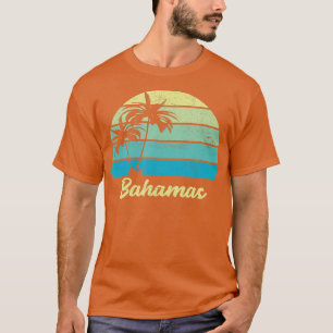 Bahamas Souvenir Urlaub Vintag Palm T-Shirt