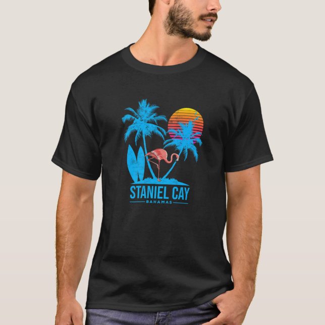 Bahamas Staniel Cay Premium T-Shirt (Vorderseite)