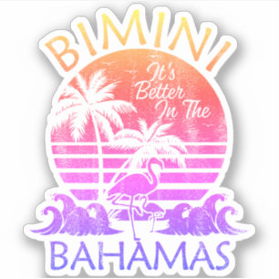 Bahamas Sticker Bimini Urlaub Beach Kreuzfahrt