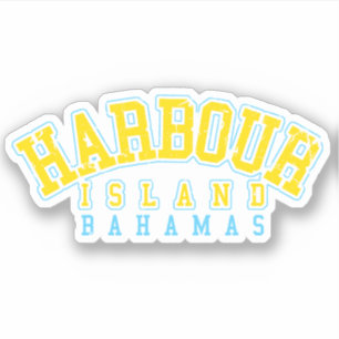 Bahamas Sticker Hafen Insel Urlaub Kreuzfahrt