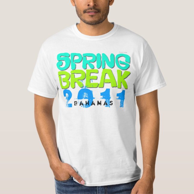 Bahamas-T - Shirt des Frühlings-Bruch-2011 (Vorderseite)