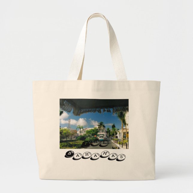 Bahamas-Tasche Jumbo Stoffbeutel (Vorne)