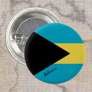 Bahamas-Taste, patriotische Bahamas-Flag-Mode Button