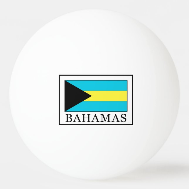 Bahamas Tischtennisball (Vorderseite)