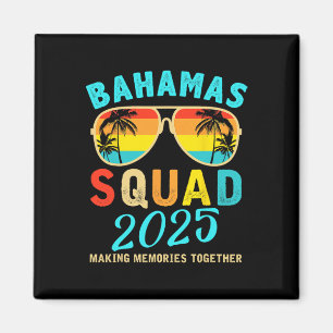 Bahamas Vacation 2025 Squad Family Friends Matchin Magnet