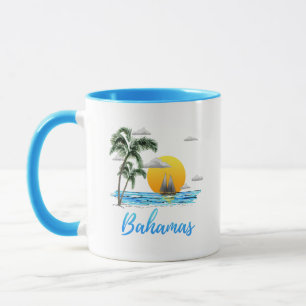 Bahamas Vacation Sailing Tasse