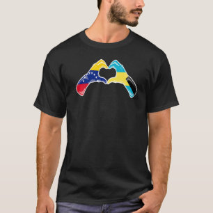 Bahamas Venezuela Flag Bahamians Venezolanisches H T-Shirt