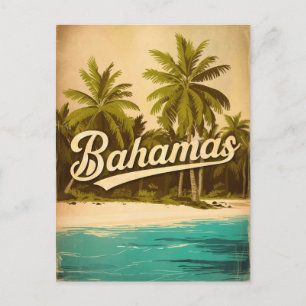 Bahamas Vintag Postkarte