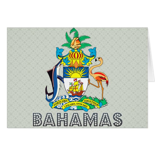 Bahamas-Wappen (Vorderseite (Horizontal))