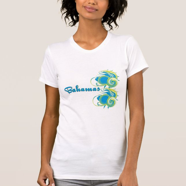 Bahamas Whirled T-Shirt (Vorderseite)