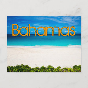 Bahamian Beach Postkarte