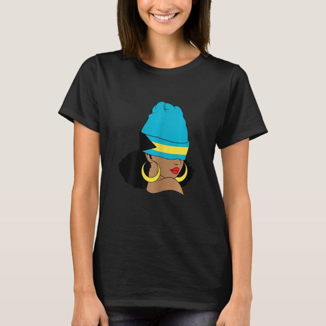 Bahamian Flag Clothing Bahamas Vacation Design Bah T-Shirt (Vorderseite)
