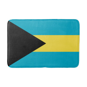 Bahamianische Flagge Badematte