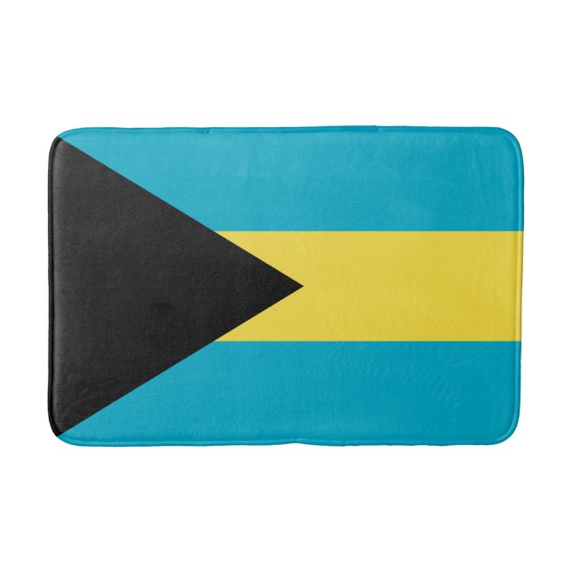 Bahamianische Flagge Badematte (Vorderseite)