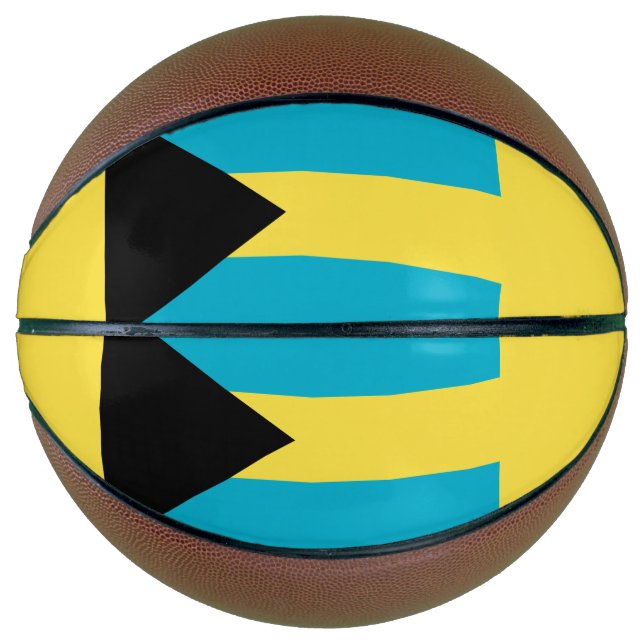 Bahamianische Flagge Basketball (Vorderseite)