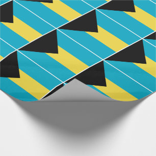 Bahamianische Flagge Geschenkpapier
