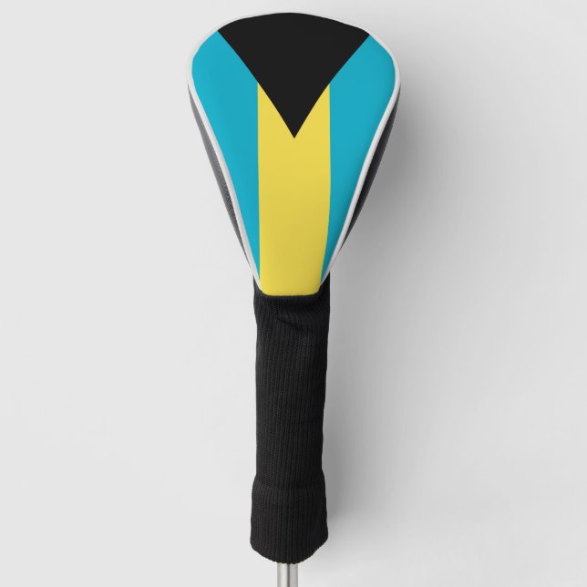 Bahamianische Flagge Golf Headcover (Vorderseite)