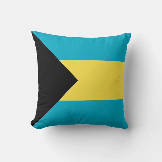 Bahamianische Flagge Kissen (Vorderseite)