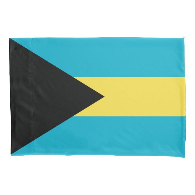 Bahamianische Flagge Kissenbezug (Vorderseite)