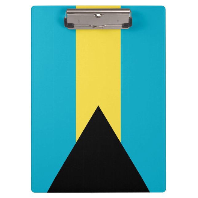 Bahamianische Flagge Klemmbrett (Vorderseite)