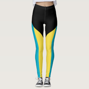 Bahamianische Flagge Leggings