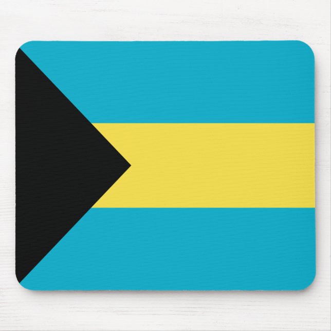 Bahamianische Flagge Mousepad (Vorne)