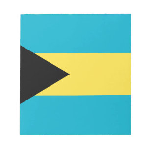 Bahamianische Flagge Notizblock