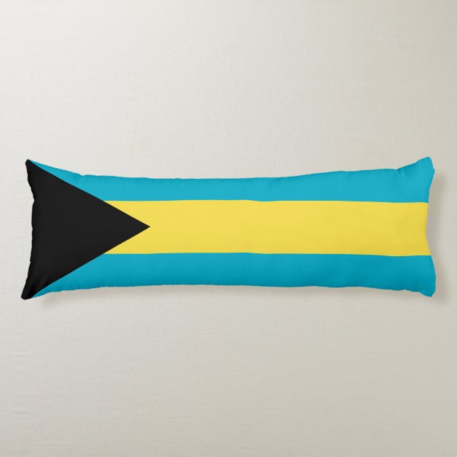 Bahamianische Flagge Seitenschläferkissen (Vorderseite)
