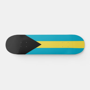 Bahamianische Flagge Skateboard