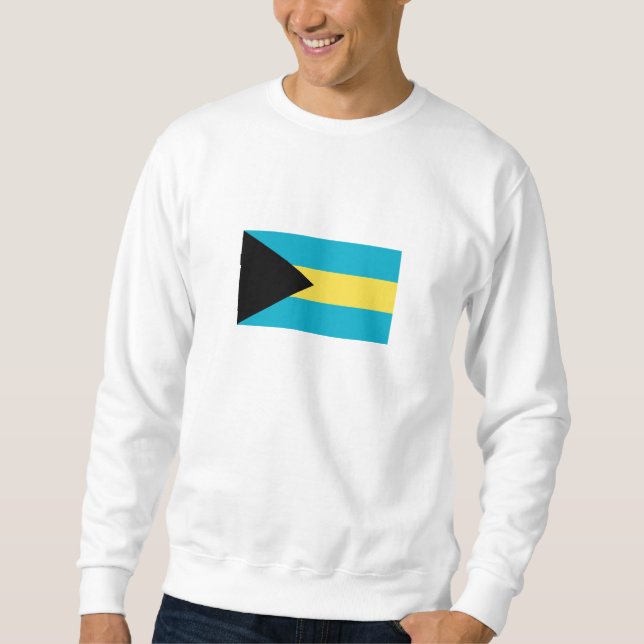 Bahamianische Flagge Sweatshirt (Vorderseite)